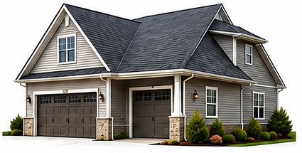 Medium pitch roof 6/12 to 8/12
