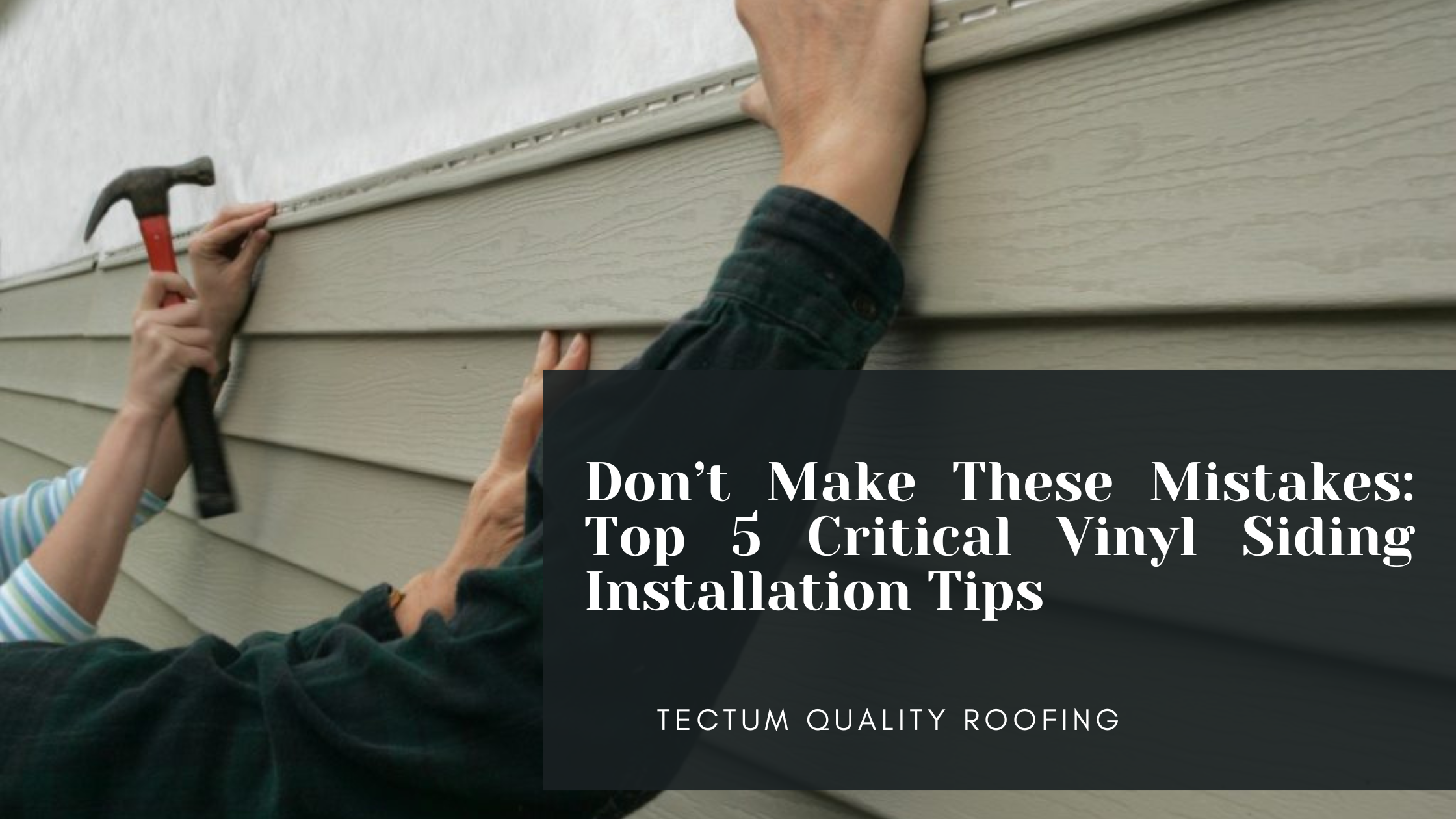 Vinyl Siding Installation