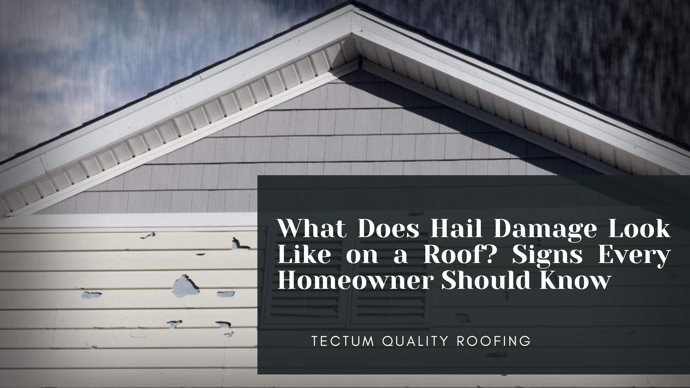Hail Damage Roof Repair