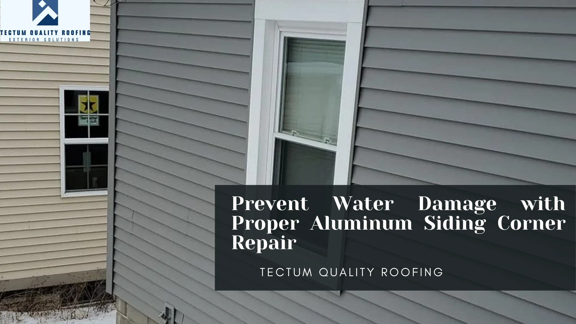 Prevent Water Damage with Proper Aluminum Siding Corner Repair