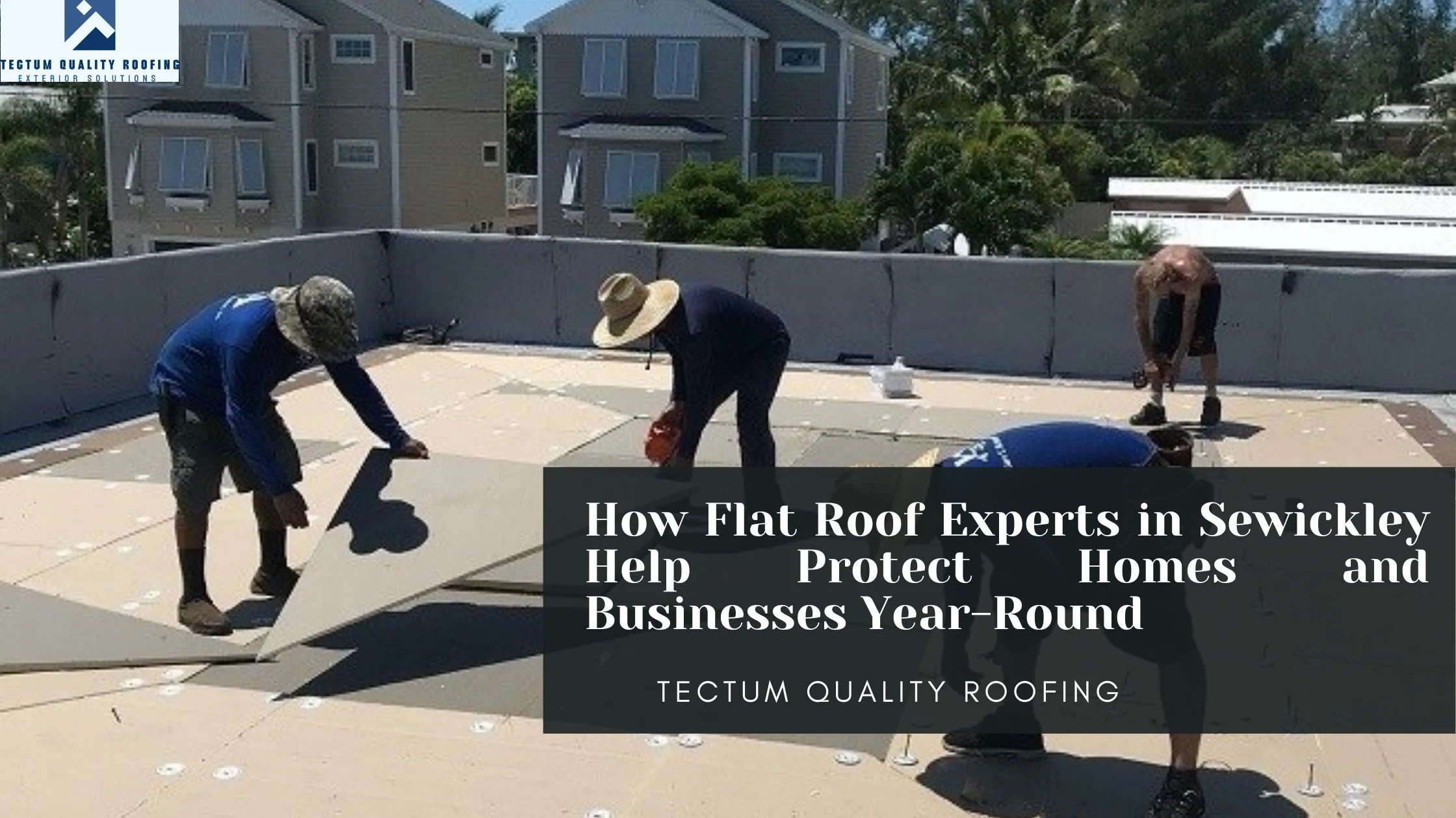 How Flat Roof Experts in Sewickley Help Protect Homes and Businesses Year-Round