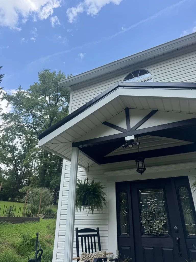 Standing seam metal roof installation on residential home in Pittsburgh PA