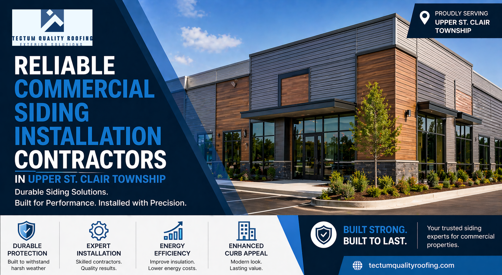 Reliable Commercial Siding Installation Contractors in Upper St. Clair Township