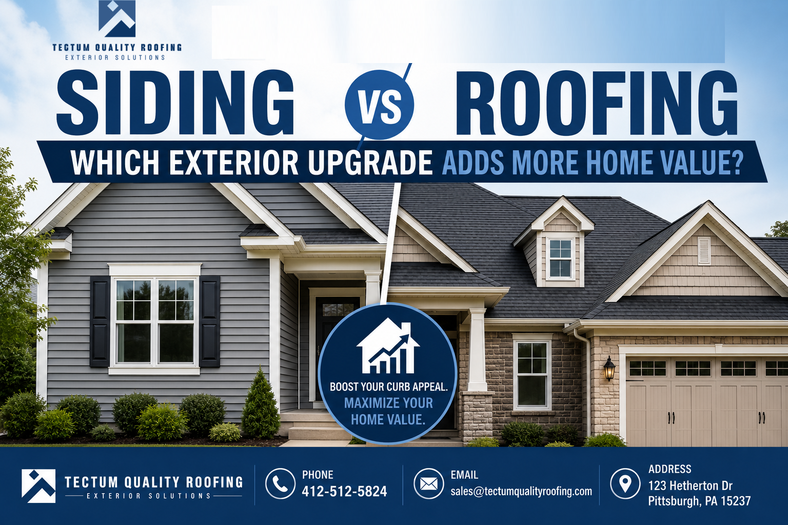 Siding vs Roofing Replacement: Which Exterior Upgrade Adds More Home Value?