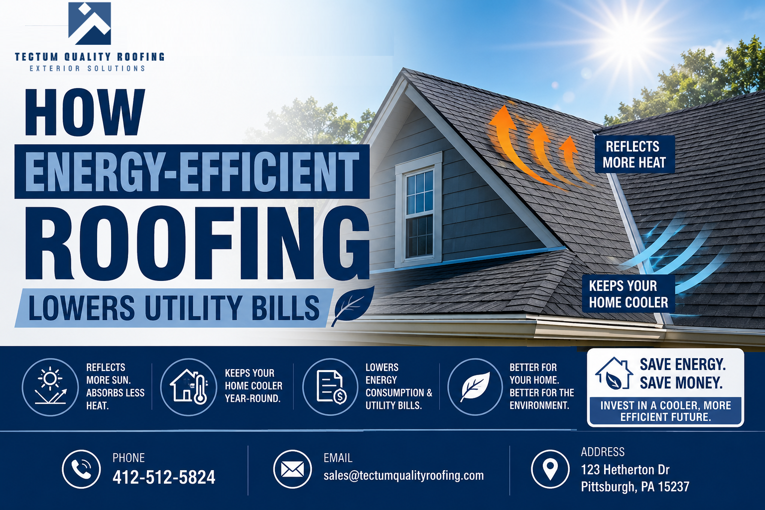 How Energy-Efficient Roofing Lowers Utility Bills