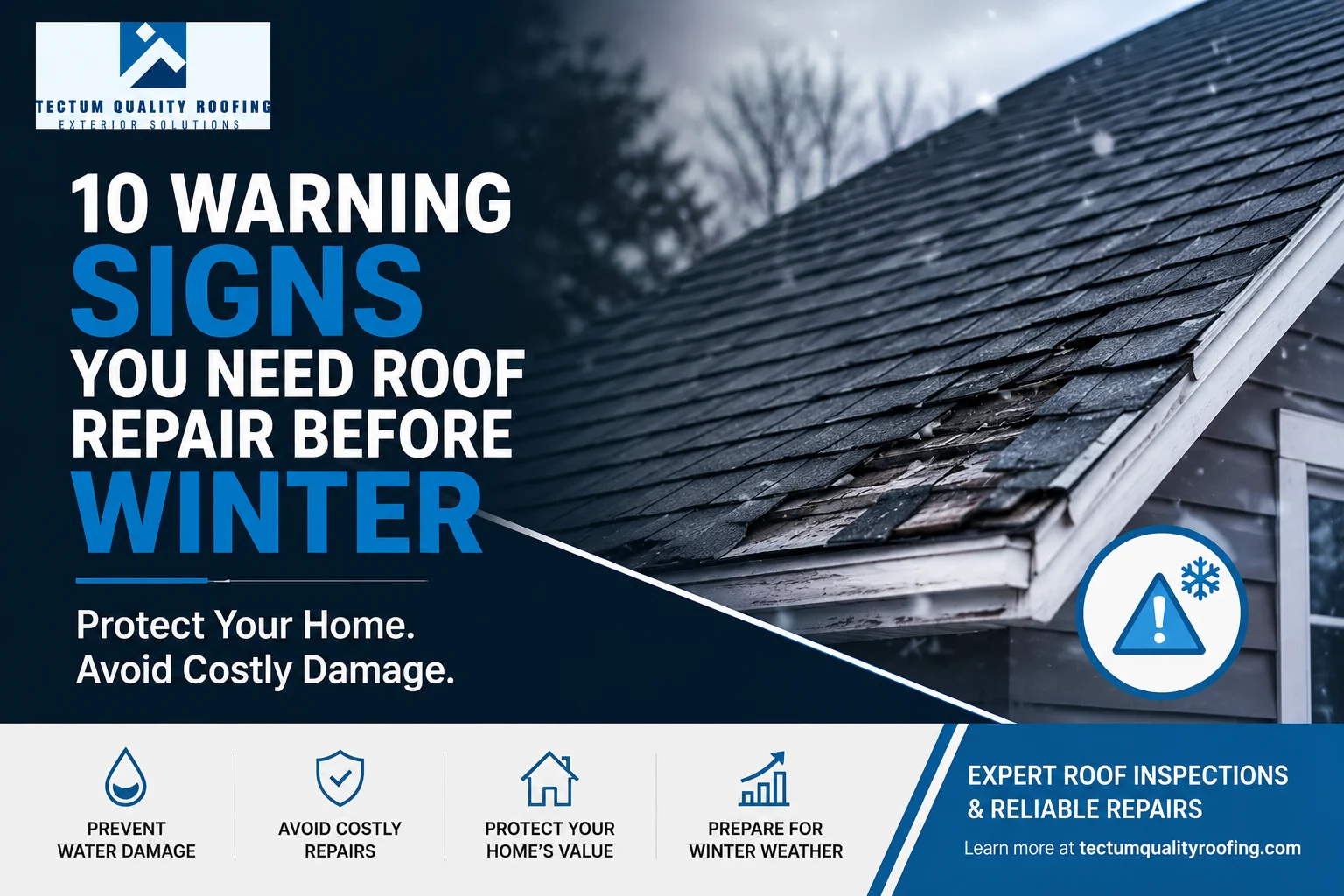 10 Warning Signs You Need Roof Repair Before Winter