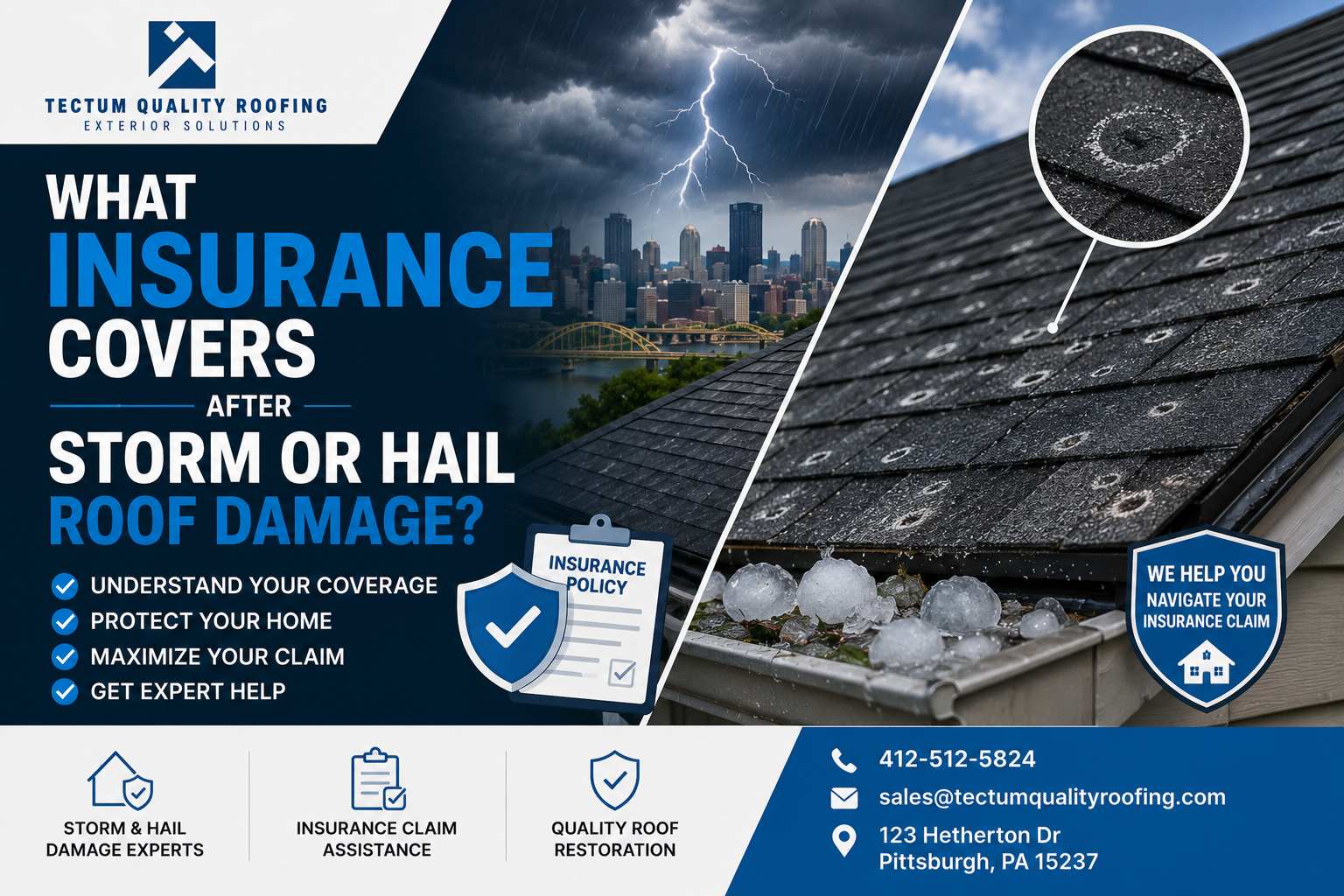 storm damage roofing insurance