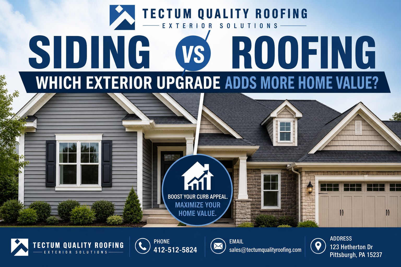 Siding vs Roofing Replacement: Which Exterior Upgrade Adds More Home Value?