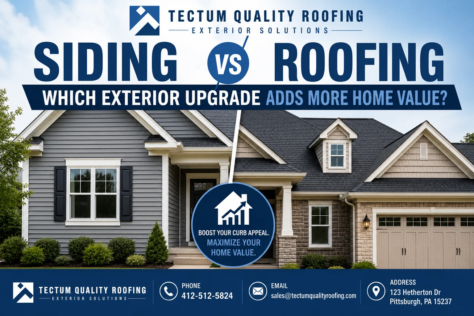 Siding vs Roofing Replacement: Which Exterior Upgrade Adds More Home Value?