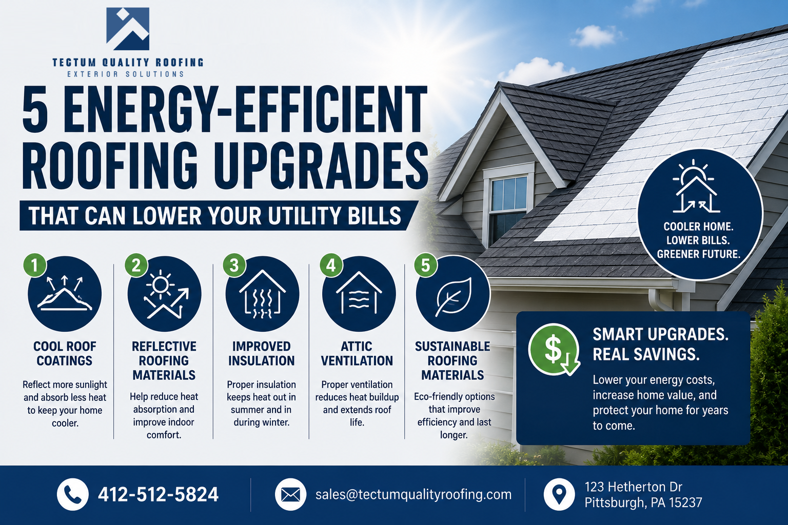 5 Energy-Efficient Roofing Upgrades That Can Lower Your Utility Bills