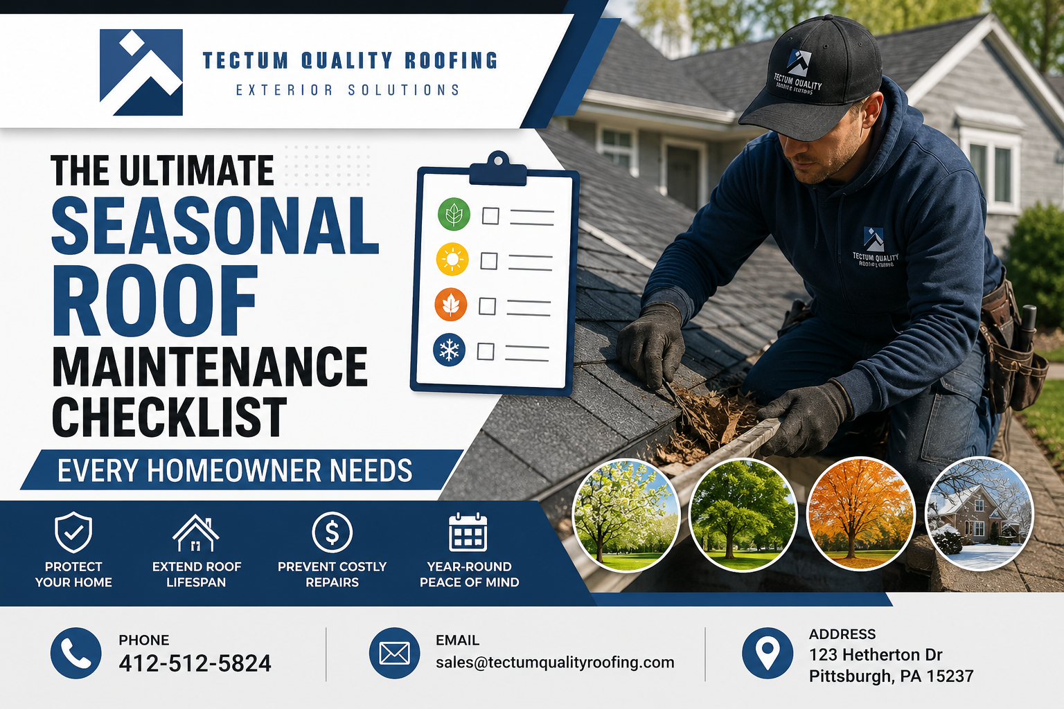 The Ultimate Seasonal Roof Maintenance Checklist Every Homeowner Needs