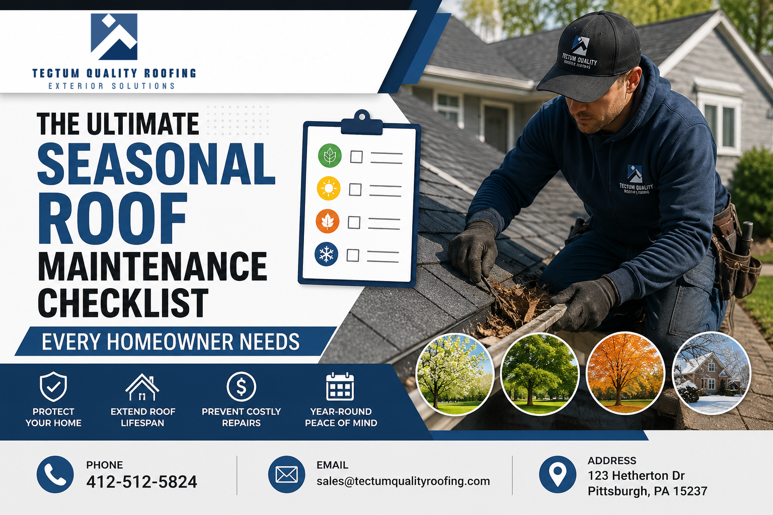 The Ultimate Seasonal Roof Maintenance Checklist Every Homeowner Needs