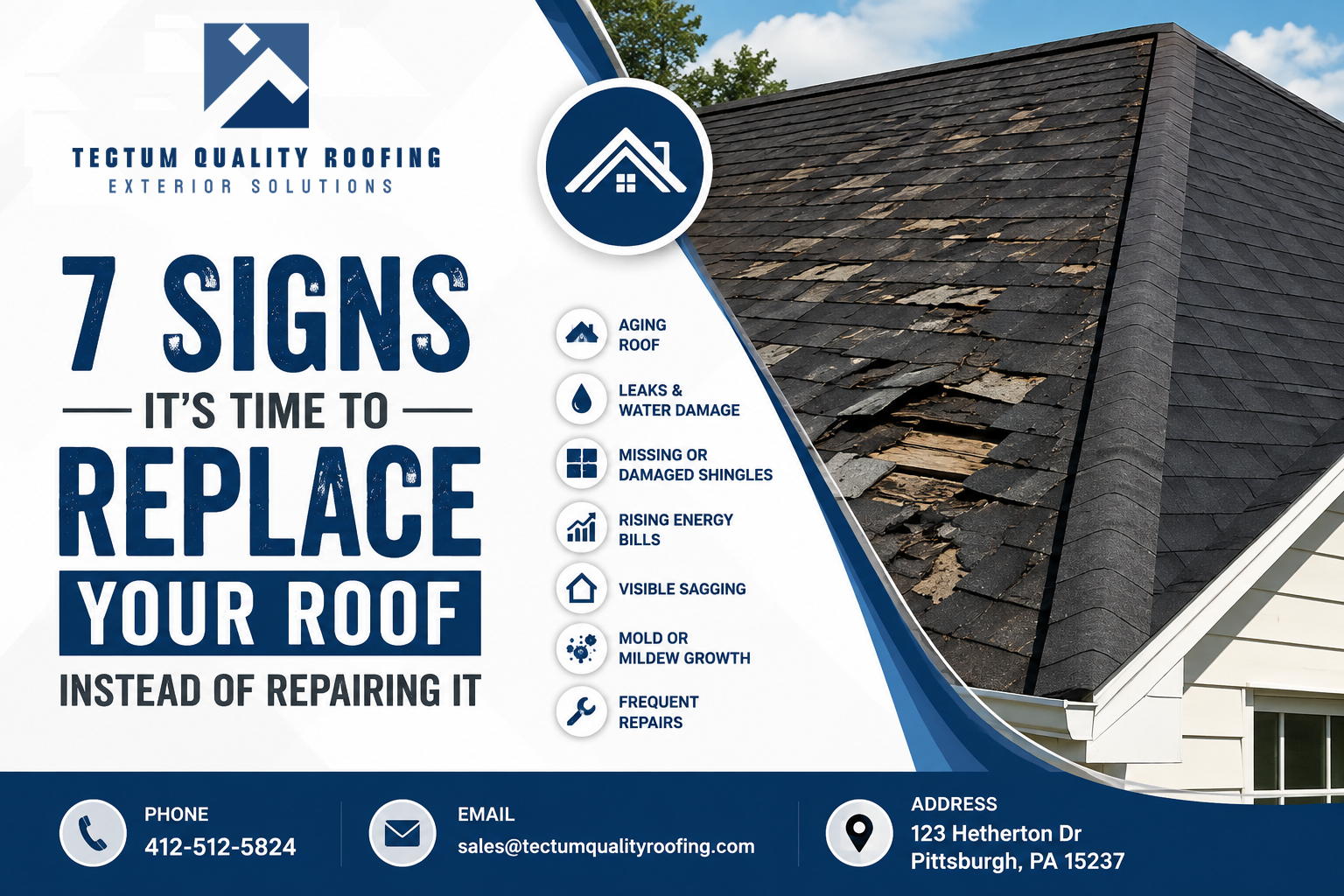 7 Signs It’s Time to Replace Your Roof Instead of Repairing It