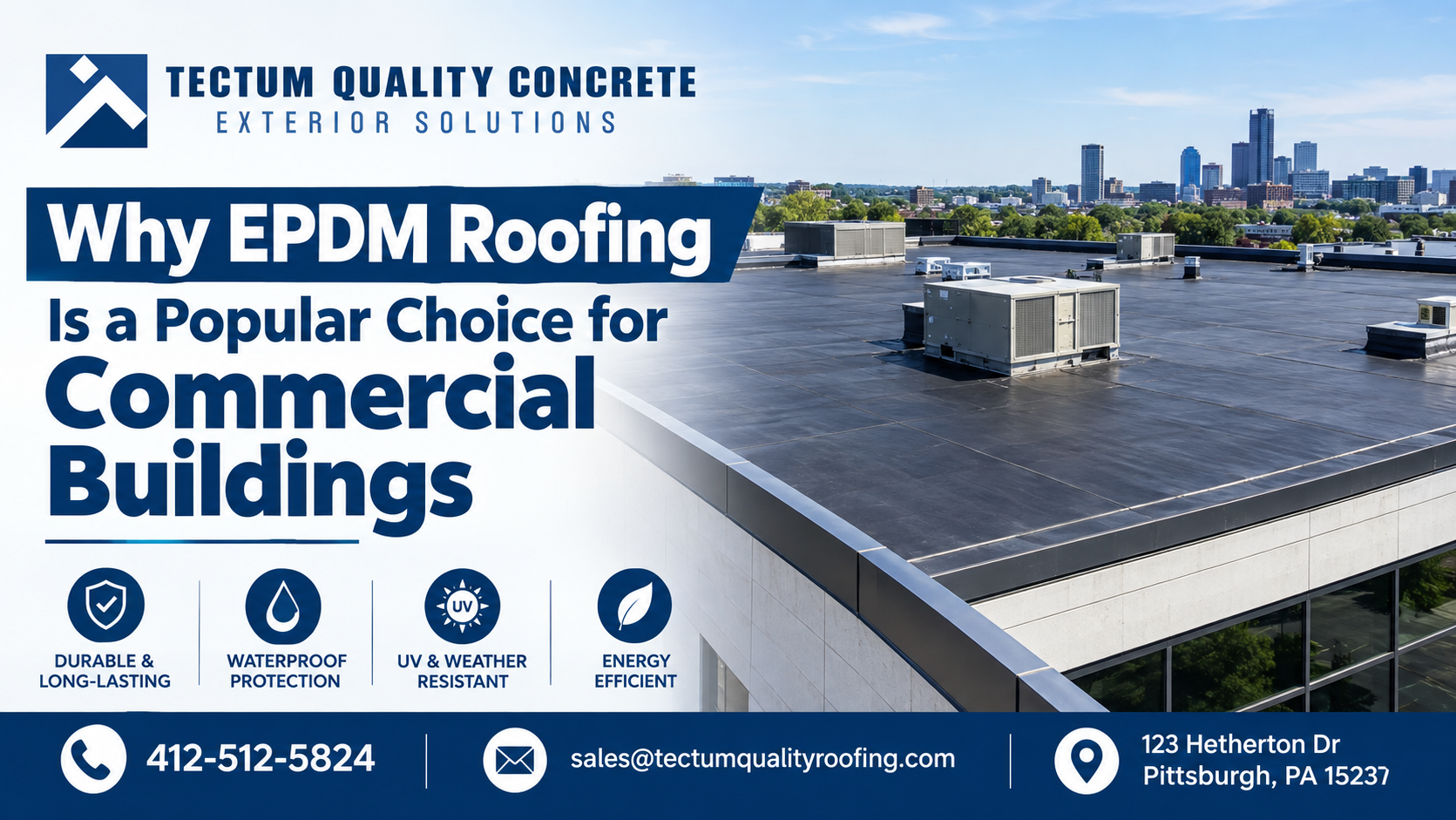 Why EPDM Roofing Is a Popular Choice for Commercial Buildings