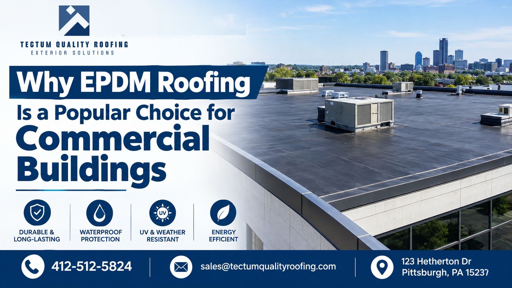 Why EPDM Roofing Is a Popular Choice for Commercial Buildings