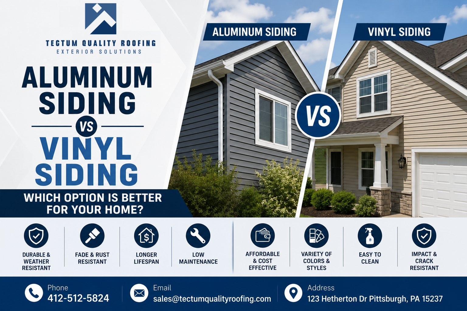 Aluminum Siding vs Vinyl Siding: Which Option Is Better for Your Home?