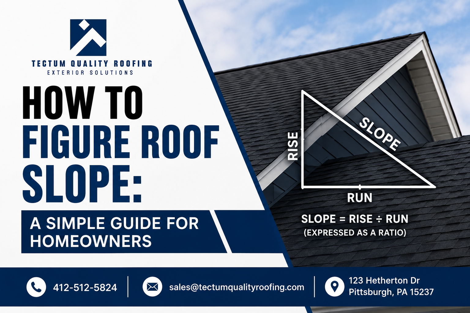 How to Figure Roof Slope: A Simple Guide for Homeowners
