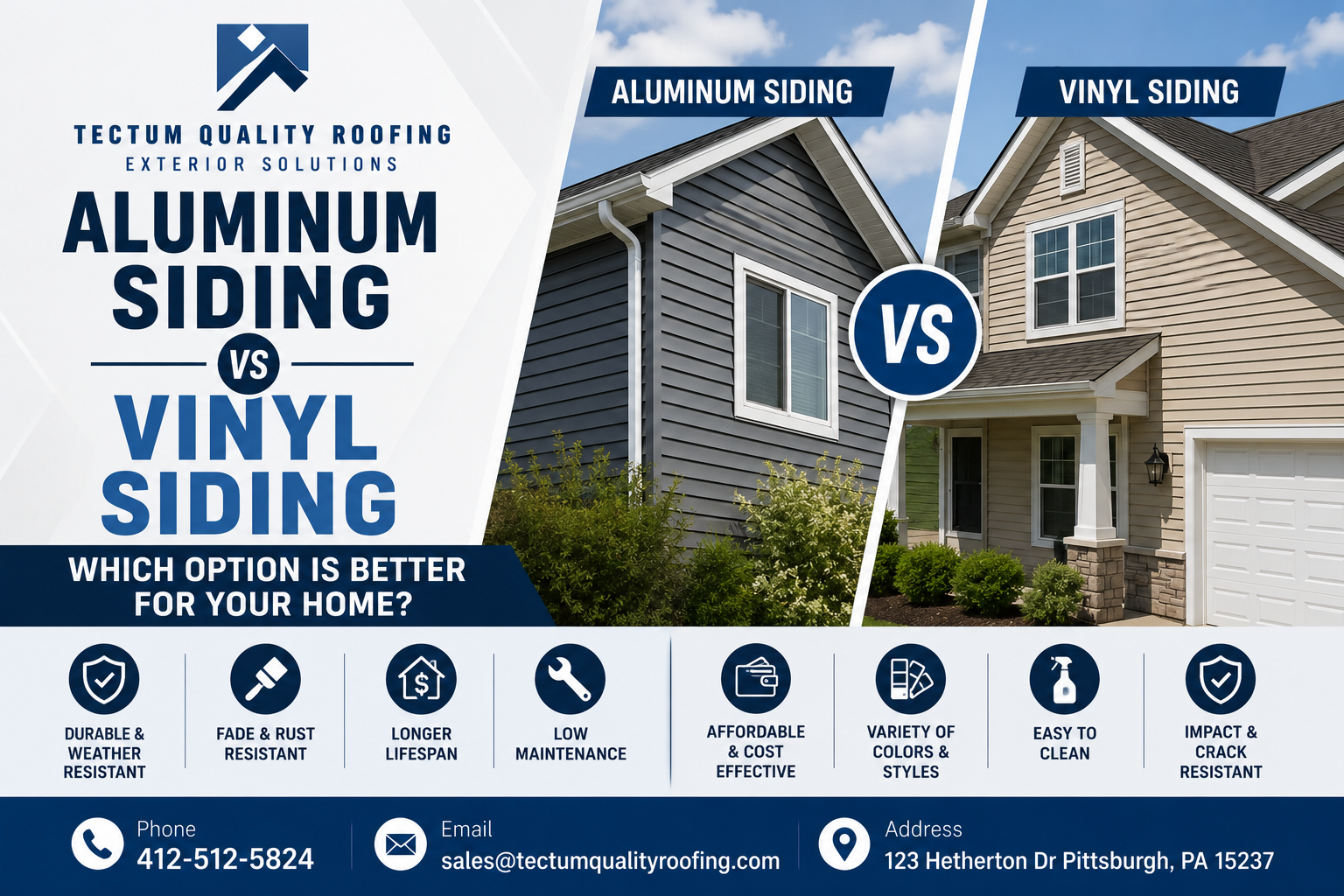 Aluminum Siding vs Vinyl Siding: Which Option Is Better for Your Home?
