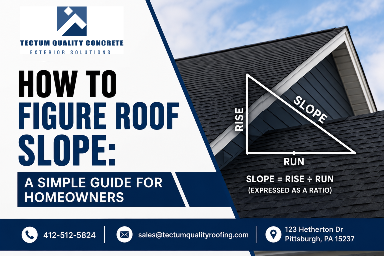 How to Figure Roof Slope: A Simple Guide for Homeowners