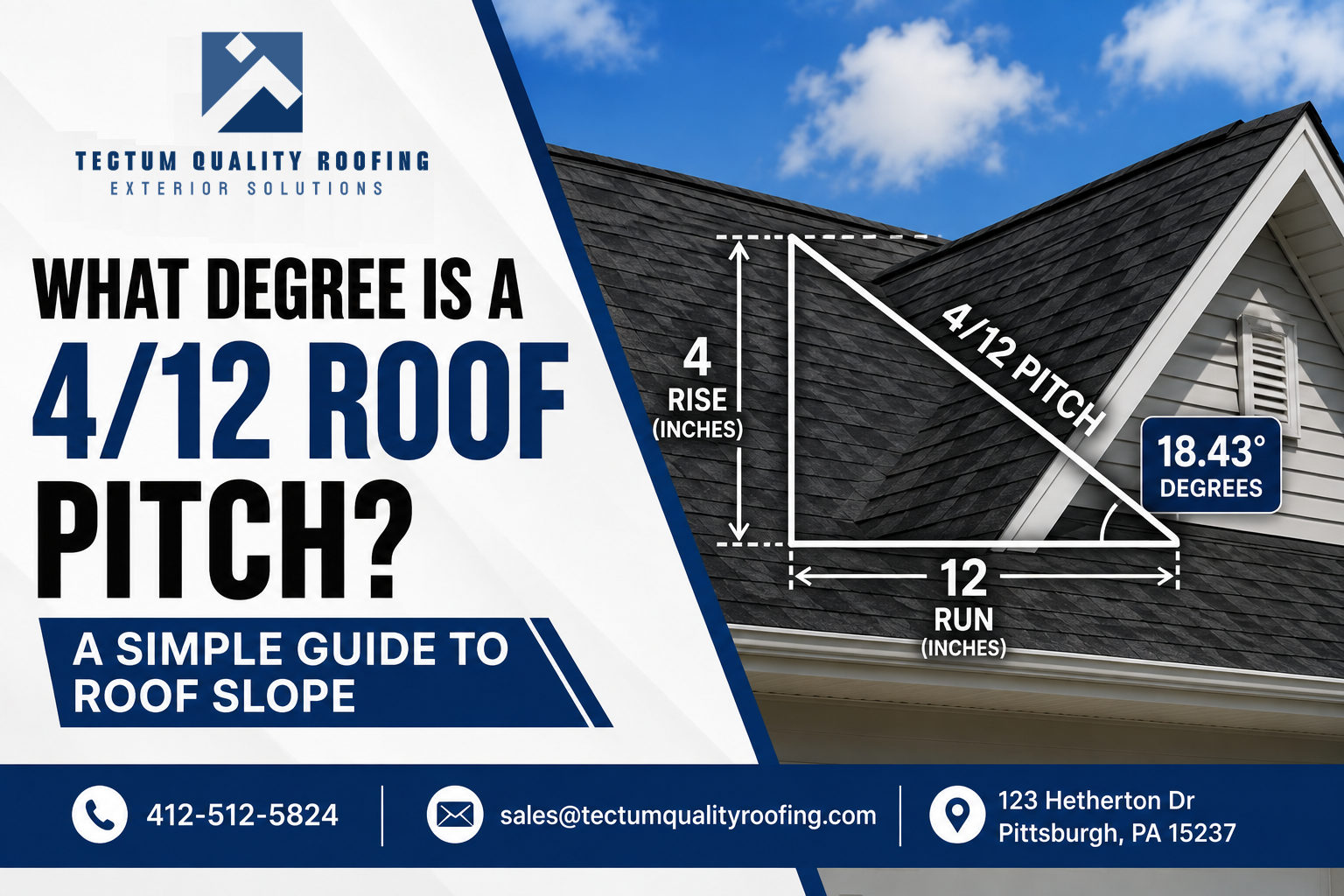 What Degree Is a 4/12 Roof Pitch? A Simple Guide to Roof Slope
