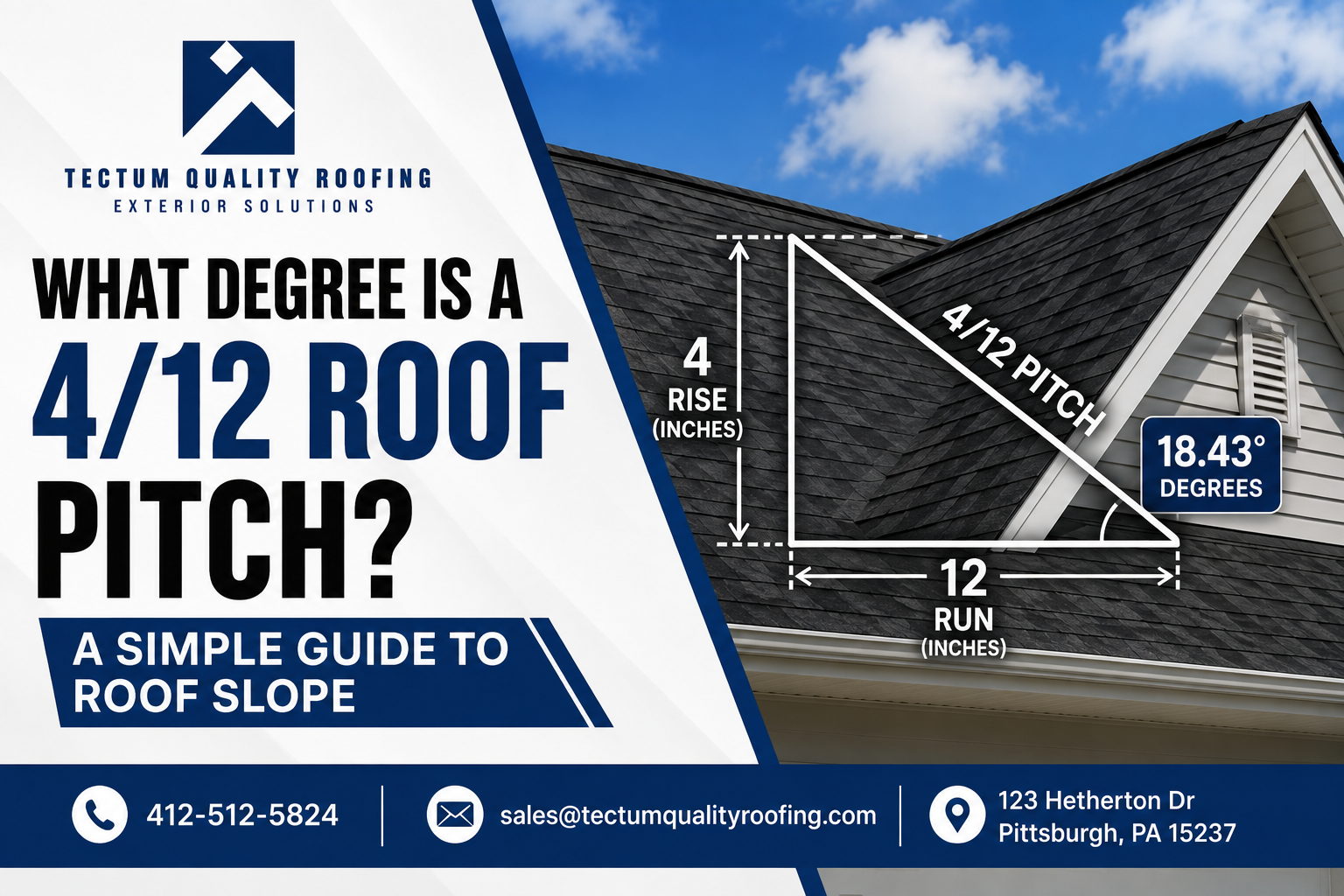 What Degree Is a 4/12 Roof Pitch? A Simple Guide to Roof Slope
