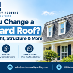 change a mansard roof