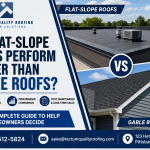 flat-slope roof vs gable roof