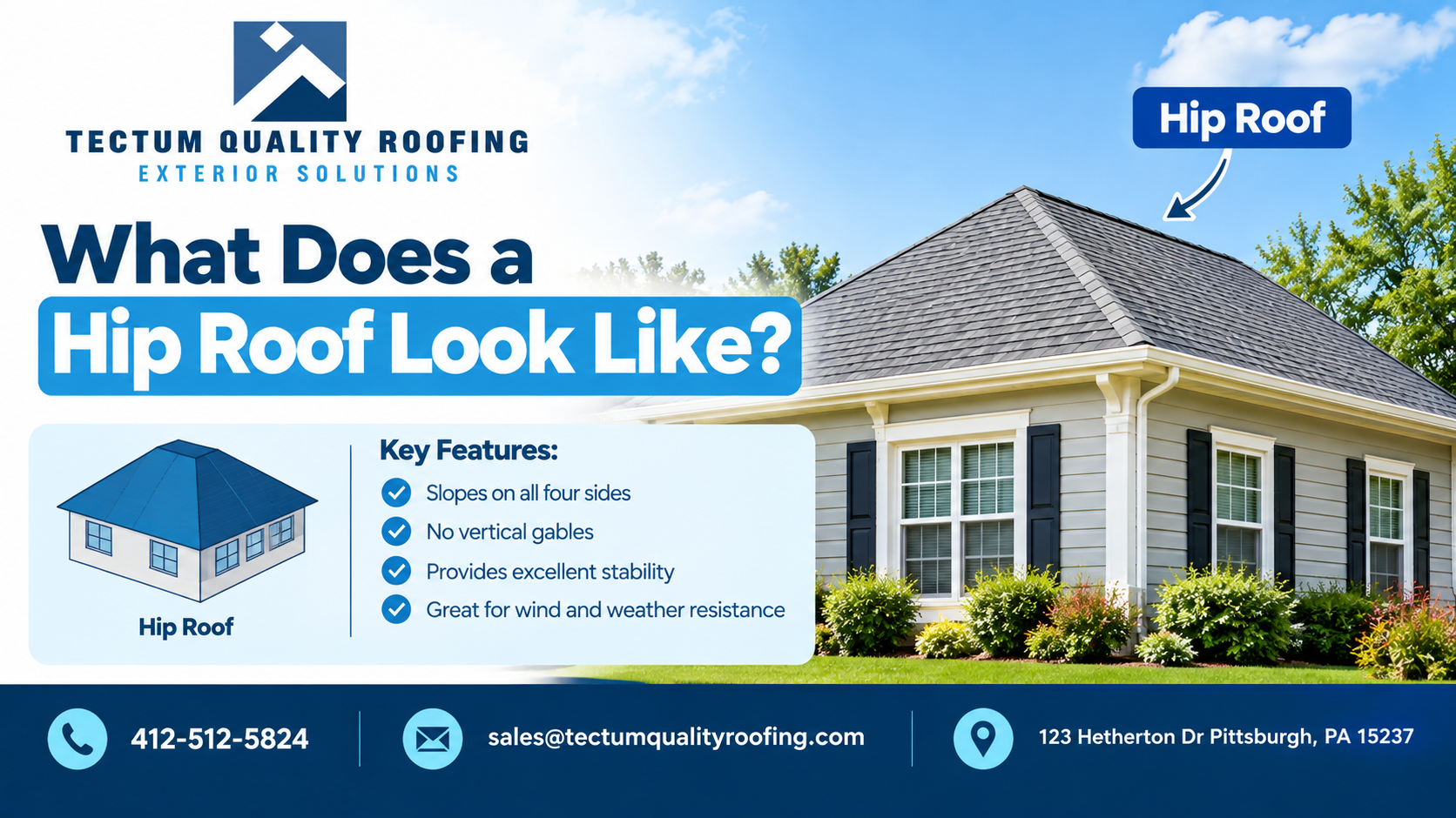 What Does a Hip Roof Look Like?