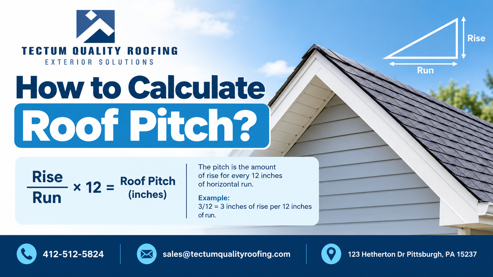 How to Calculate Roof Pitch