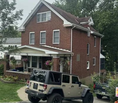 New roof installed using Atlas Pristine shingles, delivering superior protection and enhanced curb appeal. Completed roof installation using Atlas Pristine shingles on residential home in Pittsburgh PA